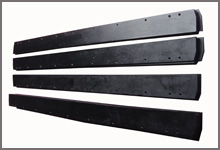 Polyurethane Scrapers for Vibratory Asphalt Roller